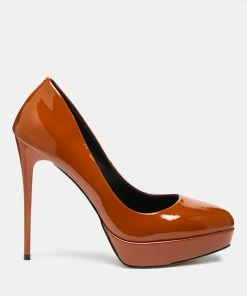 Rag & Co Pumps FAUSTINE High Heel Dress Shoe In Mocca