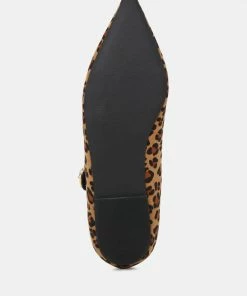 Rag & Co FEDORA Leopard Pointed Ballerina Flats