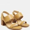 Rag & Co GERTUDE Slingback Block Heel Leather Sandal In Tan SS'22 2 Rag & Co GERTUDE Slingback Block Heel Leather Sandal In Tan SS'22