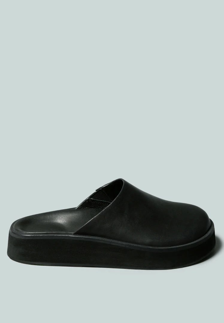 Rag & Co X GIVENS Flatform Black Slip-On 4 Rag & Co X GIVENS Flatform Black Slip-On