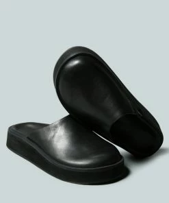 Rag & Co X GIVENS Flatform Black Slip-On 10 Rag & Co X GIVENS Flatform Black Slip-On