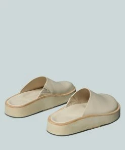 Rag & Co X Mules GIVENS Flatform Nude Slip-On