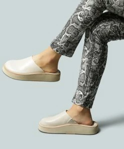 Rag & Co X Mules GIVENS Flatform Nude Slip-On