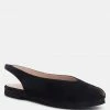 Rag & Co GRETCHEN Black Slingback Flat Sandals Flats
