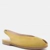 Rag & Co GRETCHEN Mustard Slingback Flat Sandals