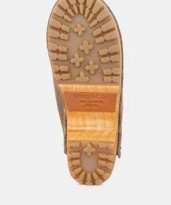 Rag & Co IROKO Taupe Suede Tie Detail Stud Clogs 13 Rag & Co IROKO Taupe Suede Tie Detail Stud Clogs