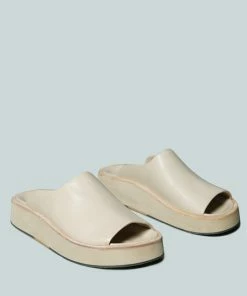 Rag & Co X JOLIE Nude Platform Slip-On Flats