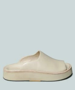 Rag & Co X JOLIE Nude Platform Slip-On Flats