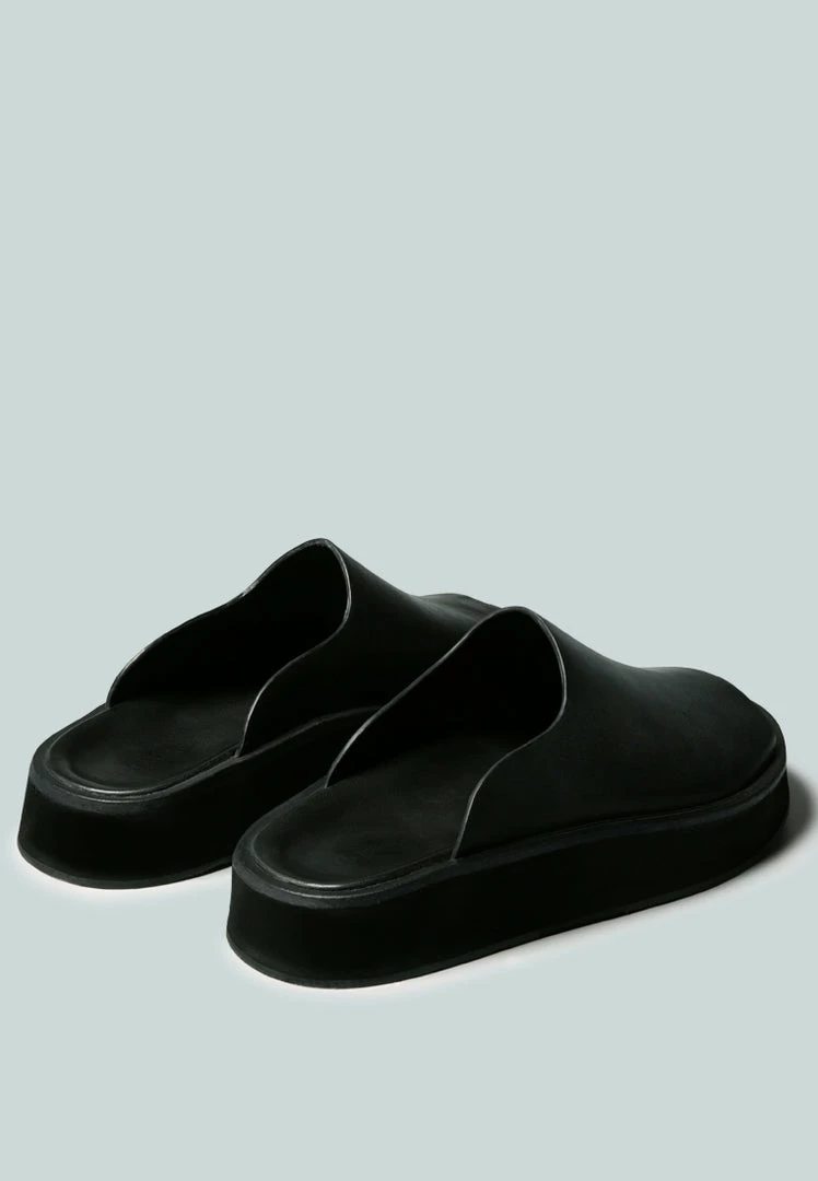 Rag & Co X JOLIE Platform Black Slip-On 6 Rag & Co X JOLIE Platform Black Slip-On