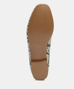 Rag & Co Loafers & Ballerinas JULIA Snake Skin Textured Loafers
