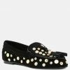 Rag & Co LATVIA Black Metallic Stud Handcrafted Loafers Loafers & Ballerinas 1 Rag & Co LATVIA Black Metallic Stud Handcrafted Loafers Loafers & Ballerinas