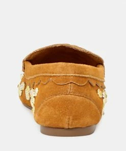 Rag & Co Loafers & Ballerinas LATVIA Tan Metallic Stud Handcrafted Loafers 13 Rag & Co Loafers & Ballerinas LATVIA Tan Metallic Stud Handcrafted Loafers