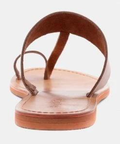 Rag & Co LEONA Tan Thong Flat Sandals Flats