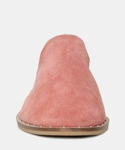 Rag & Co LIA Dusty Pink Handcrafted Suede Mules 11 Rag & Co LIA Dusty Pink Handcrafted Suede Mules