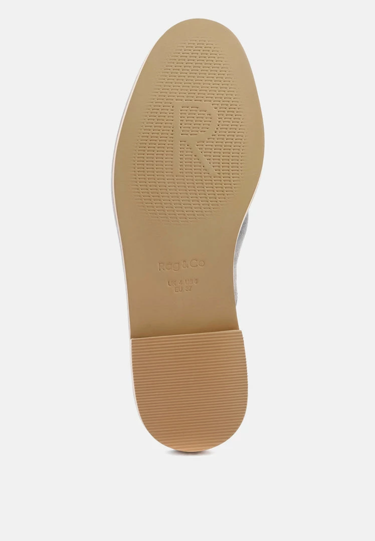 Rag & Co LIA Grey Handcrafted Suede Mules 7 Rag & Co LIA Grey Handcrafted Suede Mules