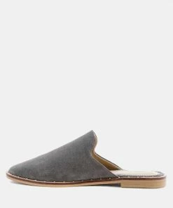 Rag & Co LIA Grey Handcrafted Suede Mules 9 Rag & Co LIA Grey Handcrafted Suede Mules