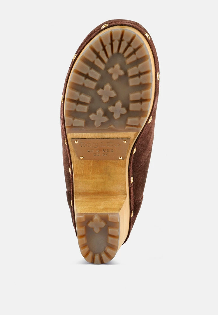 Rag & Co MAAYA Brown Handcrafted Collared Suede Boot 9 Rag & Co MAAYA Brown Handcrafted Collared Suede Boot