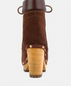 Rag & Co MAAYA Brown Handcrafted Collared Suede Boot 13 Rag & Co MAAYA Brown Handcrafted Collared Suede Boot