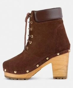Rag & Co MAAYA Brown Handcrafted Collared Suede Boot 12 Rag & Co MAAYA Brown Handcrafted Collared Suede Boot