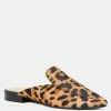 Rag & Co Flats MARLA Leopard Metallic Leather Mules