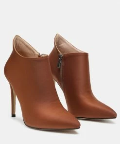 Rag & Co MELBA Pointed Toe Stiletto Boot In Brown Boots
