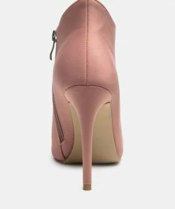 Rag & Co MELBA Pointed Toe Stiletto Boot In Nude 12 Rag & Co MELBA Pointed Toe Stiletto Boot In Nude