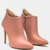 Rag & Co MELBA Pointed Toe Stiletto Boot In Nude