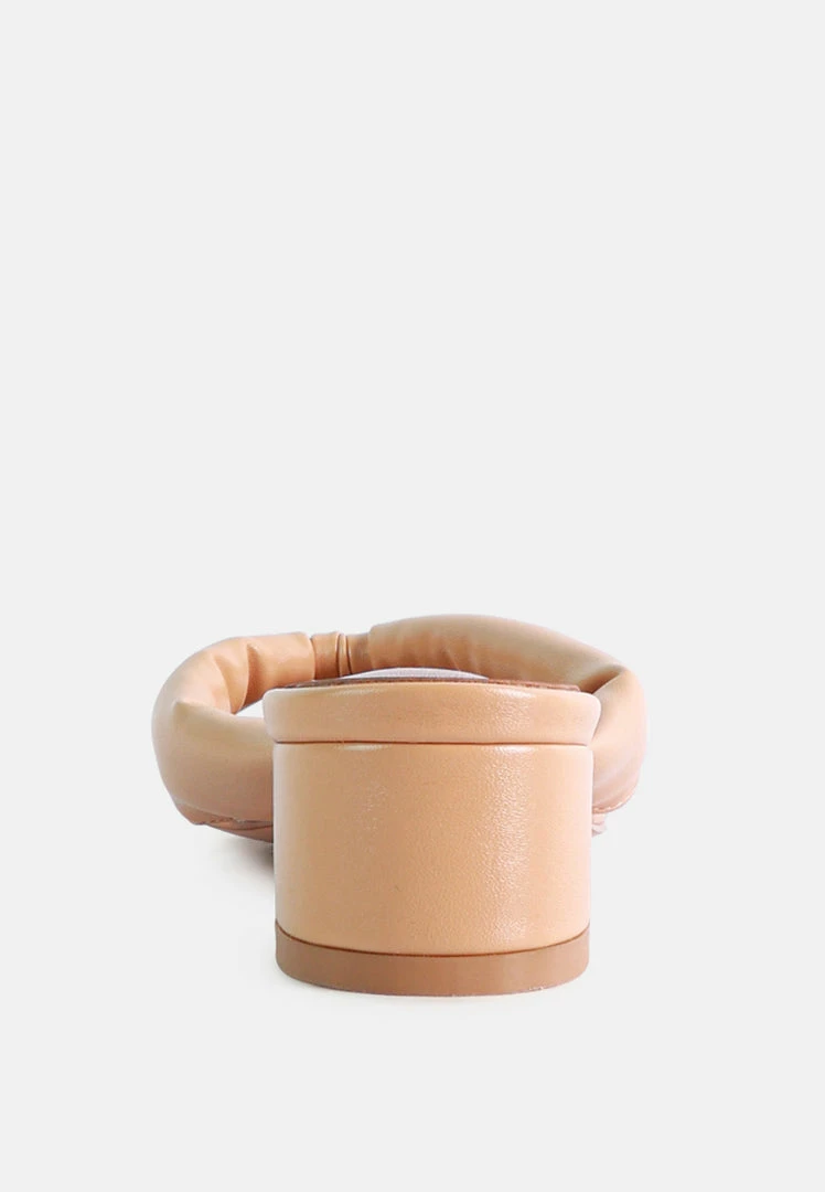 Rag & Co MEMESTAR Latte Low Heel Thong Sandals 7 Rag & Co MEMESTAR Latte Low Heel Thong Sandals