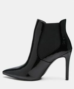 Rag & Co MOLINA High Heeled Chelsea Boot In Black 13 Rag & Co MOLINA High Heeled Chelsea Boot In Black