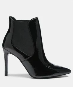 Rag & Co MOLINA High Heeled Chelsea Boot In Black