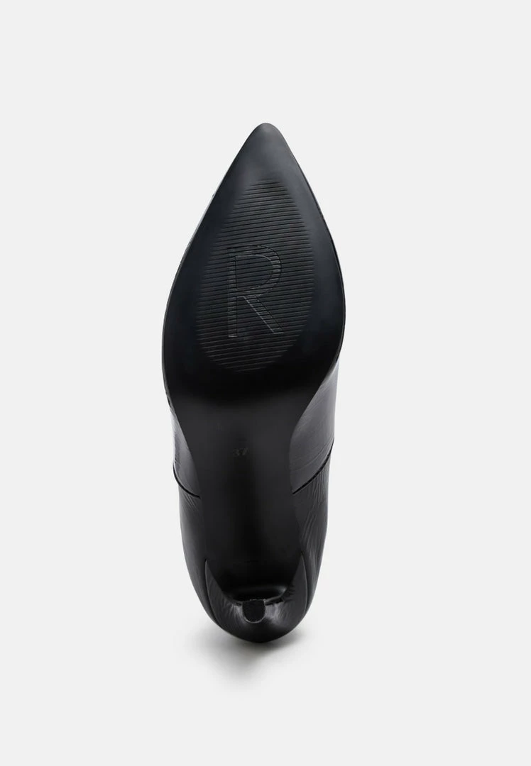 Rag & Co MOLINA High Heeled Chelsea Boot In Black 8 Rag & Co MOLINA High Heeled Chelsea Boot In Black