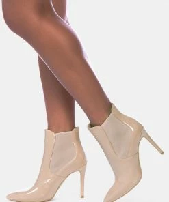 Rag & Co Boots MOLINA High Heeled Chelsea Boot In Nude