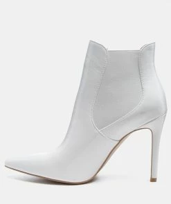 Rag & Co Boots MOLINA High Heeled Chelsea Boot In White