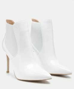 Rag & Co Boots MOLINA High Heeled Chelsea Boot In White