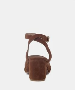 Rag & Co MON-BEAU Fine Suede Block Heeled Sandal In Tan Sandals 13 Rag & Co MON-BEAU Fine Suede Block Heeled Sandal In Tan Sandals