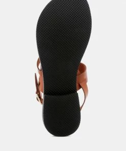 Rag & Co MONA Tan Flat Summer Sandals 13 Rag & Co MONA Tan Flat Summer Sandals