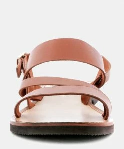 Rag & Co MONA Tan Flat Summer Sandals 10 Rag & Co MONA Tan Flat Summer Sandals