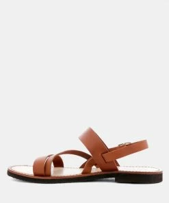 Rag & Co MONA Tan Flat Summer Sandals 11 Rag & Co MONA Tan Flat Summer Sandals