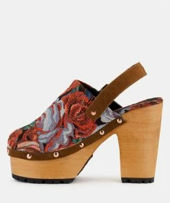 Rag & Co MURAL Tapestry Handcrafted Clogs 13 Rag & Co MURAL Tapestry Handcrafted Clogs