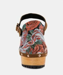 Rag & Co MURAL Tapestry Handcrafted Clogs 14 Rag & Co MURAL Tapestry Handcrafted Clogs
