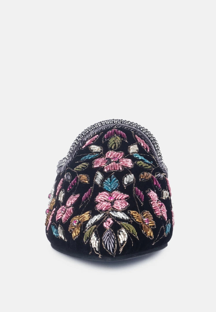 Rag & Co Flats Marcella Embroidered Mules 5 Rag & Co Flats Marcella Embroidered Mules