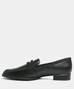 Rag & Co NADIA Black Leather Penny Loafers Loafers & Ballerinas 14 Rag & Co NADIA Black Leather Penny Loafers Loafers & Ballerinas