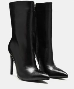 Rag & Co NAGINI Over Ankle Pointed Toe High Heeled Boot Boots