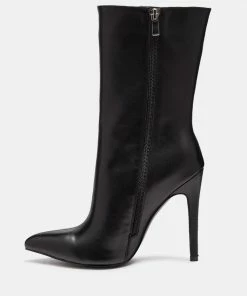 Rag & Co NAGINI Over Ankle Pointed Toe High Heeled Boot Boots