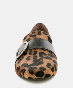 Rag & Co NAOMI Leopard Printed Loafers