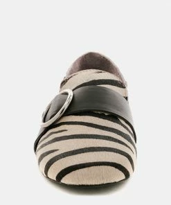 Rag & Co Loafers & Ballerinas NAOMI Zebra Printed Loafers