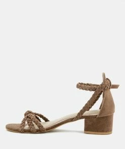 Rag & Co NICOLA Taupe Block Heel Sandal Sandals