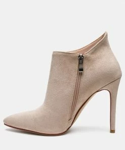 Rag & Co Boots NYXA Stiletto Ankle Boot In Beige
