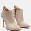 Rag & Co Boots NYXA Stiletto Ankle Boot In Beige