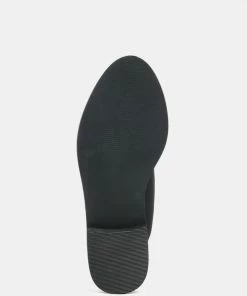 Rag & Co OLIWIA Black Classic Suede Loafers